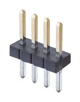 HARWIN M50-3530442 Pin Header, Board-to-Board, 1.27 mm, 1 Rows, 4 Contacts, Through Hole, Archer M50 Series