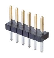 HARWIN M50-3530642 Pin Header, Board-to-Board, 1.27 mm, 1 Rows, 6 Contacts, Through Hole, Archer M50 Series