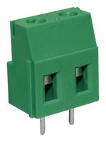CAMDENBOSS CTBP0118/2 Wire-To-Board Terminal Block, 7.62 mm, 2 Ways, 30 AWG, 12 AWG, 2 mm², Screw