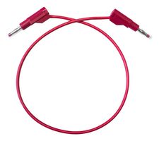 MUELLER ELECTRIC BU-P4911B-24-2 Banana Test Lead, 4mm Stackable Banana Plug, Shrouded, 4mm Stackable Banana Plug, Shrouded, 24 "
