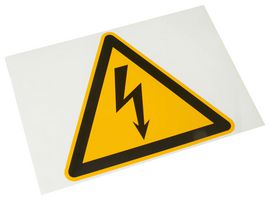TE CONNECTIVITY ESSW19-052 Label, Warning, 26 mm, 52 mm, PVC, Attention