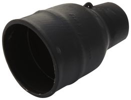 TE CONNECTIVITY - RAYCHEM 202K153-100/86-0 Heat Shrink Boot, Straight Lipped, 1.42 ", 36 mm, Black, 3.15 ", 80 mm