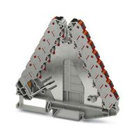 PHOENIX CONTACT 3270224 DIN Rail Mount Terminal Block, 29 Ways, 26 AWG, 14 AWG, 1.5 mm², Push In, 17.5 A