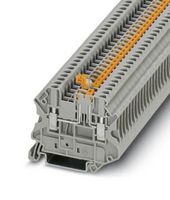 PHOENIX CONTACT 3046375 DIN Rail Mount Terminal Block, Knife Disconnect, 2 Ways, 26 AWG, 12 AWG, 2.5 mm², Screw, 20 A