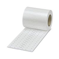 PHOENIX CONTACT 0816281 Label, Thermal Transfer Printable, 15 mm, 4.2 mm, Polyester, White