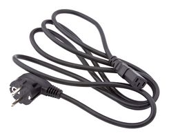 EMIT 200220 Mains Power Cord, Mains Plug, Euro to IEC 60320