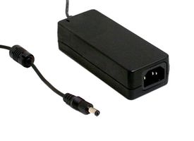 MEAN WELL GSM40A07-P1J AC/DC Power Supply, Medical, 1 Output, 40 W, 7.5 VDC, 5.34 A