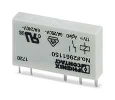 PHOENIX CONTACT 2961150 Power Relay, SPDT, 12 VDC, 3 A, REL-MR Series, Through Hole
