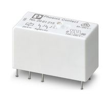 PHOENIX CONTACT 2961215 Power Relay, DPDT, 24 VDC, 2 A, REL-MR Series, Through Hole, Non Latching