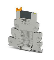 PHOENIX CONTACT 2966663 Solid State Relay, SPST-NO, 3 A, 33 VDC, DIN Rail, Screw, Zero Crossing