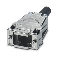 PHOENIX CONTACT 1419722 D Sub Backshell, CUC, DE, 180°, Zinc Body