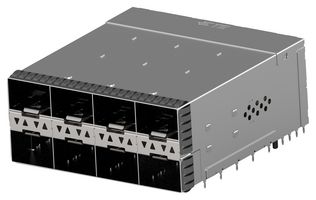 TE CONNECTIVITY 2339978-6 I/O Connector, 20 Contacts, Receptacle, zSFP+, Press Fit, PCB Mount