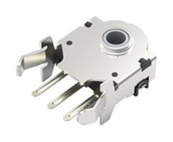 ALPS ALPINE EC10E1260502 Rotary Encoder, Mechanical, Incremental, 12 Detents, Right Angle, Without Push Switch