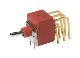 C&K COMPONENTS E301MD1AGE Toggle Switch, Miniature, On-None-On, 3PDT, Non Illuminated, E Series, Through Hole, 7.5 A