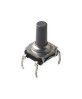 C&K COMPONENTS KSL0V411 LFTR Tactile Switch, KSL Series, Side Actuated, Through Hole, Round Button, 3 N, 50mA at 32VDC