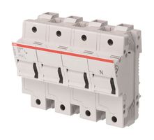 ABB 2CSM296532R1801 Fuse Holder, DIN Rail, 3P+N, 22mm x 58mm, 125 A, 600 V, Screw, E 90/125 Series
