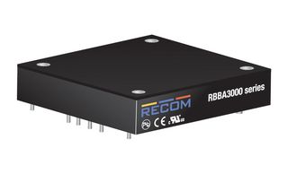 RECOM POWER RBBA3000-50 Non Isolated POL DC/DC Converter, Half Brick, 3 kW, 0 V, 60 V, 50 A