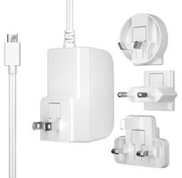 MULTICOMP PRO MP001636 AC/DC Power Supply, AU/EU/UK/US Plug, ITE, 1 Output, 15.3 W, 5.1 VDC, 3 A