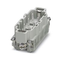 PHOENIX CONTACT 1406531 Heavy Duty Connector, HEAVYCON, Insert, 6+PE Contacts, B16, Plug, Screw Pin