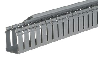 PANDUIT H2X2LG6 Trunking, 50.3 mm (H) x 55.1 mm (W) x 1.83 m (L), Light Grey, PVC