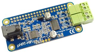 DESIGNER SYSTEMS PHAT-HIFI 32 bit Stereo DAC Audio Module, Raspberry Pi Boards