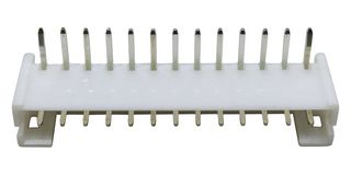 MULTICOMP PRO MP001778 Pin Header, R/A, Wire-to-Board, 2 mm, 1 Rows, 13 Contacts, Through Hole Right Angle, MP W2B 2MM