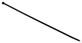 PRO ELEC PEL01463 Cable Tie, Nylon 6.6 (Polyamide 6.6), Black, 80 mm, 2.5 mm, 16 mm, 18 lb