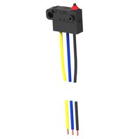 TE CONNECTIVITY - ALCOSWITCH SAJ53YXPP0STDSDTFLQ Microswitch, Snap Action, Pin Plunger, SPDT, Wire Leaded, 3 A, 12 V