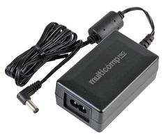 MULTICOMP PRO MP001996 AC/DC Power Supply, Level VI, ITE, 1 Output, 24 W, 12 VDC, 2 A
