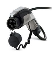 PHOENIX CONTACT 1627362 AC CHARGING CABLE, 5M, 250VAC, 20A, BLK