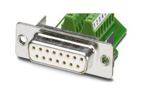 PHOENIX CONTACT 1688094 D Sub Connector, Standard, Receptacle, 15 Contacts, DA, Screw