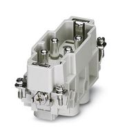 PHOENIX CONTACT 1679414 Heavy Duty Connector, HEAVYCON, Insert, 4+PE Contacts, B16, Plug, Screw Pin