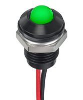 APEM Q6P5BYYRG24E Multicolour Panel Indicators, Red, Green, 6 mm, R 20mA, G 20mA, R 24V, G 24V, R 20mcd, G 15mcd