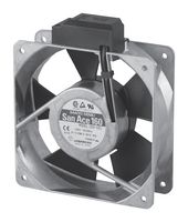 SANYO DENKI 109-601 DC Axial Fan, Square, 160 mm, 51 mm, Ball Bearing, 300.4 CFM