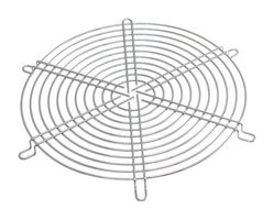 SANYO DENKI 109-319E Fan Finger Guard, Steel - Wire Form, 172mm Axial Fans, 152 mm, Nickel Chrome