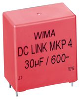 WIMA DCP4P051007GD2KSSD Power Film Capacitor, Metallized PP, Radial Box - 2 Pin, 10 µF, ± 10%, DC Link, Through Hole