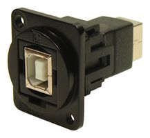 CLIFF ELECTRONIC COMPONENTS CP30203NM3B USB Adapter, M3 Hole, USB Type B Receptacle, USB Type B Receptacle, USB 2.0, FT Series