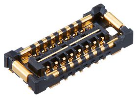 HIROSE / HRS BM46B-12DS-0.35V(53) Stacking Board Connector, BM46, 12 Contacts, Receptacle, 0.35 mm, Surface Mount, 2 Rows