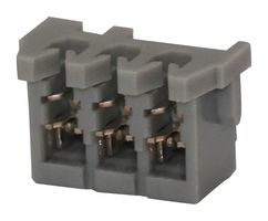 JST / JAPAN SOLDERLESS TERMINALS 03KR-6H-P IDC Connector, IDC Receptacle, Female, 2 mm, 1 Row, 3 Contacts, Cable Mount