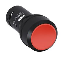 ABB CP1-10R-20 Industrial Pushbutton Switch, CP1 Series, 22.3 mm, DPST-NO, Momentary, Flush, Red