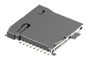 WURTH ELEKTRONIK 693071020811 Memory Card Connector, MicroSD, Push-Push, 8 Contacts, Copper Alloy, Gold Plated Contacts, WR-CRD