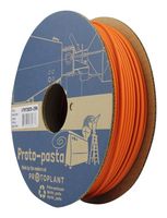 PROTOPASTA HTMF2805-ORN 3D Printer Filament, 2.85mm Dia, Matte Orange, HTPLA, 195 to 225 °C