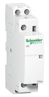 SCHNEIDER ELECTRIC GC2502M5 Contactor, Modular, DIN Rail, 250 VAC, DPST-NC, 2 Pole