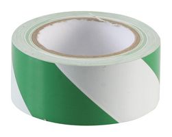 MULTICOMP PRO MP002149 Electrical Insulation Tape, PVC (Polyvinyl Chloride), Green, White, 50 mm x 33 m