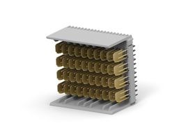 TE CONNECTIVITY - AMP 6469074-1 Connector, Z-PACK HM-Zd, 80 Contacts, 2.5 mm, Header, Press Fit, 8 Rows