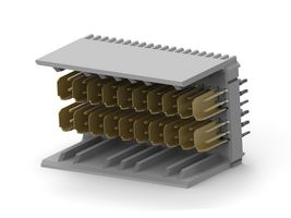 TE CONNECTIVITY - AMP 6469076-1 Connector, Z-PACK HM-Zd, 40 Contacts, 2.5 mm, Header, Press Fit, 4 Rows