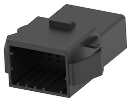 TE CONNECTIVITY - AMP 2-1318114-6 Connector Housing, Dynamic D2100, Plug, 12 Ways, 2.5 mm, AMP Dynamic D2100 Series Pin Contacts