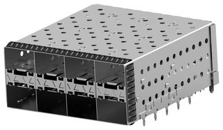 TE CONNECTIVITY 2007394-5 SFP+ CAGE & CONN, 160 POS, PRESS FIT
