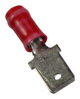 TE CONNECTIVITY - AMP 66023-2 Quick Disconnect Terminal, PIDG, Male Quick Disconnect, 6.35mm x 0.81mm, 0.25" x 0.032", 22 AWG