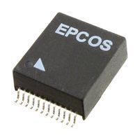 TDK B78476A8135A003 Ethernet & LAN Transformer, 1000 Base-T, 4 Port, 1CT:1CT, 350 µH, 1.5 kV, Surface Mount